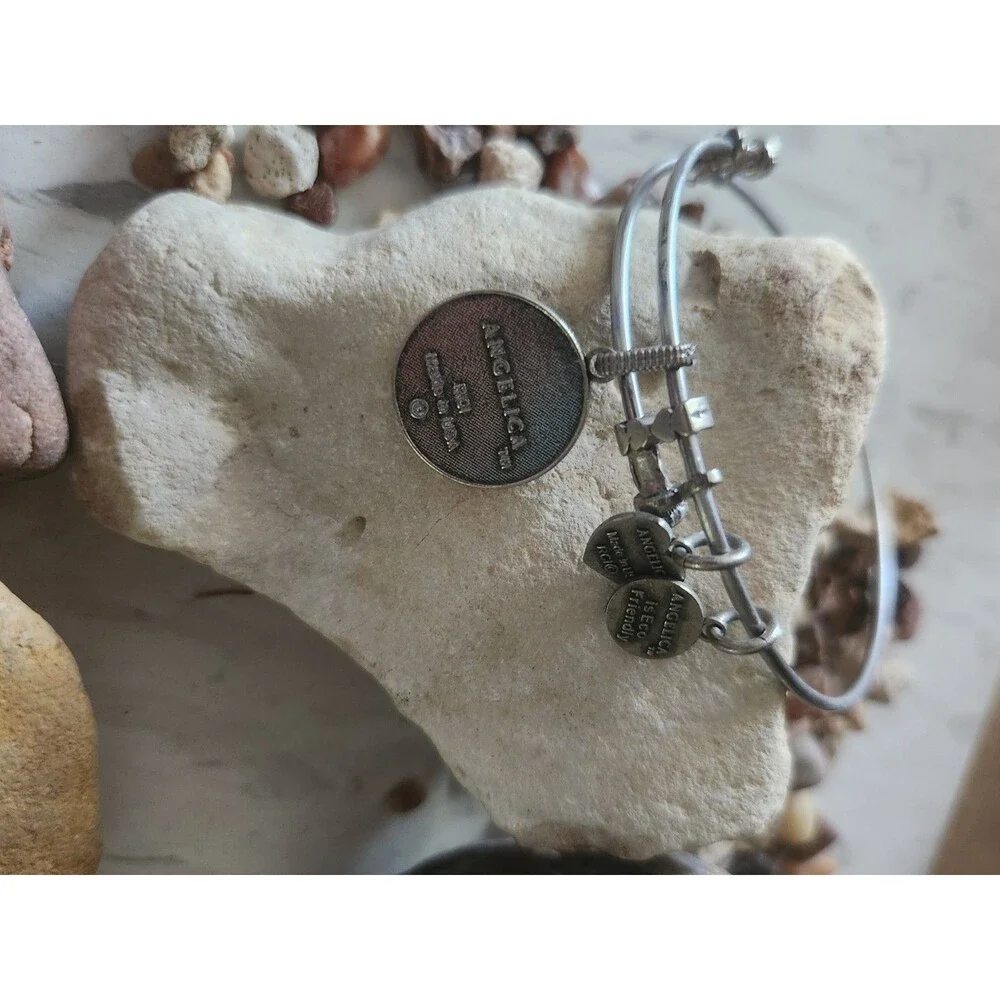 Angelica Bangel Bracelet. Live Love Laugh Inspirational Dangly Bracelet. Gift